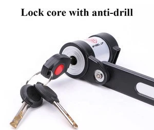 WHEEL UP Key Steel Alloy Joint Lock Harden Steel Bike Bicycle Motorcycle Folding Lock With Mount Kit For Outdoor Safety