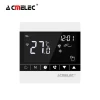 White Air Conditioner Room Thermostat 0-10V stepless speed regulation Fcu Hvac Systems   Temperature Regulator