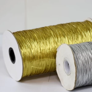 Wholesale 1.5mm Gold Metallic Elastic Bungee Cord