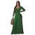Import Wholesale Apparel Long Sleeve Loose Plain Maxi Dresses Casual Long Dresses Women Lady Elegant from China