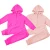Import Wholesale Baby Girls&#x27; Clothing Sets Plain Hoodie Two Piece Jogger Set Kids Solid Sweat Suits Jogging Suits from China
