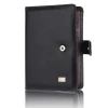 wholesale Black leather wallet Passport holder