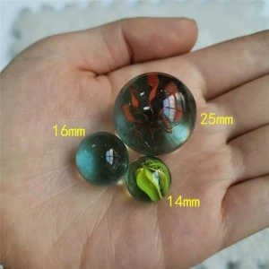 Wholesale Colorful Round Marbles Glass Ball Kid Run Game Marble Solitaire Toy Fish Tank Home Decor