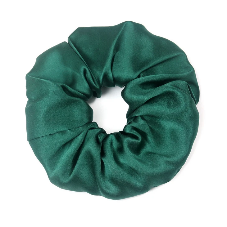 Wholesale Custom Fashion Hair Scrunchies Hair Bands Headbands Width 6cm 100% Silk Scrunchies For Womens