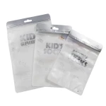 Wholesale Custom logo Frosted Plastic bag Clothes Zip Lock Self Sealing Bag Clothing Packaging Frosted Zipper Bags