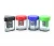 Wholesale Custom Logo Transparent Double Hole Pencil Sharpener With Big Container 12mm &amp; 8mm