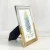 Import Wholesale customize 4X6 5X7 6X8 8X10 plated gold silver enamel desktop creative gift metal photo frame from China