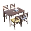 Wholesale Furniture Vintage  Italian Kitchen Table Sets Nordic Style Dining Table and Chairs