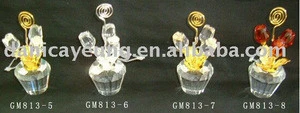 Wholesale glass flowers stained roses for valentine gift use