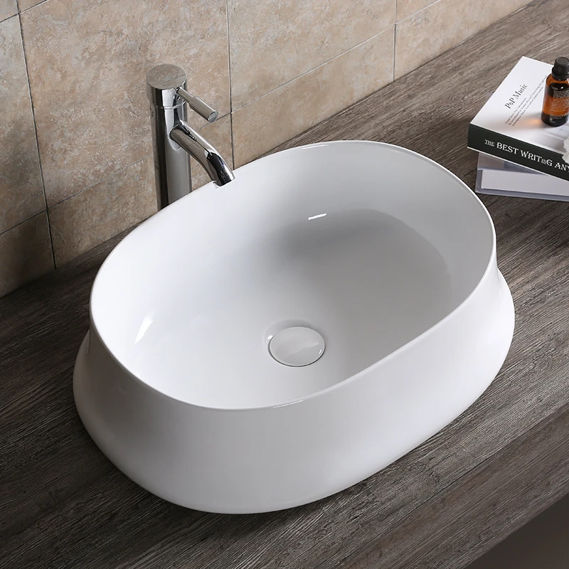 Wholesale hand wash basin sink elegant design bathroom ceramic hand wash basin