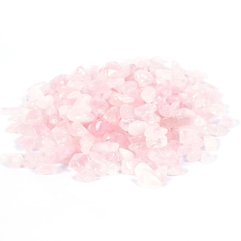 Wholesale High Quality Natural Rose Crystal Gravel Home Decoration Crystal Stones For Healing