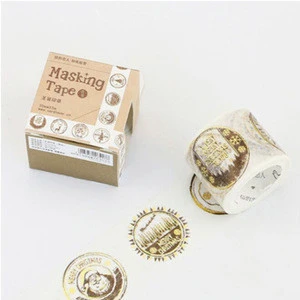 Wholesale Hot Sale Custom Box Package Gift Decorative Washi Paper Tape