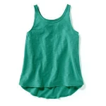 Wholesale kids 100 cotton high quality unbranded 100% Ctn, Jersey, 160 gsm, Children Girls Tank Top, Back Part Long