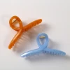 Wholesale Korean Style Simple Acrylic Plastic Gentle Solid Color Plating Hair Claw