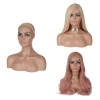 Wholesale L7 PVC Wig Head Realistic Mannequin Heads with Shoulders Multi Color Series