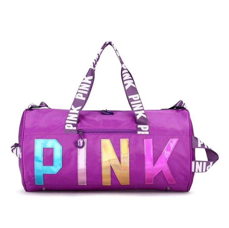 Wholesale ladies fashion travel bags sports waterproof fitness sequins hand baggage luggage storage travel bags