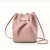 Import Wholesale Mini PU Leather Ladies Cross Body Shoulder Small Purse Handbags Women Fashion String Bucket Bag from China