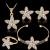 Import Wholesale Mix Danrun KC Gold Plating Alloy And Crystal Jewelry Sets CA427 from China