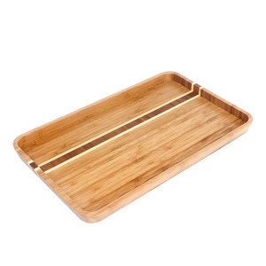 Wholesale Modern Bamboo Food Serving Trays, Sushi Serving Tray Sets