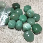 Wholesale natural green quartz polished aventurine tumbled crystals rock stones for feng shui