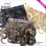 wholesale Natural looking heat resistant futura fiber synthetic hair extensions