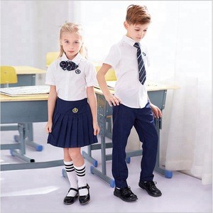 wholesale OEM England style 2018 new products childrens summer primary school uniforms kindergarten school uniforms