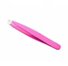 Wholesale Private Label Custom High Quality  Head Clip Stainless Steel Eyebrow Tweezers