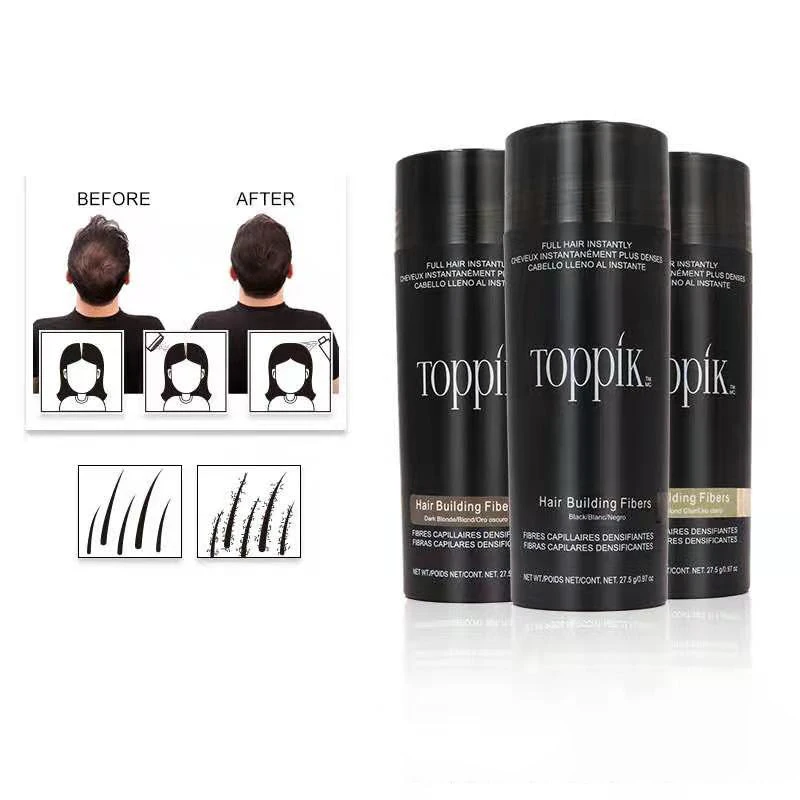 Wholesale professional keratin hair building fibers hold spray fiber for mens hair care products