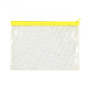 Wholesale pvc packaging bag, transparent clear promotional pvc zip bag