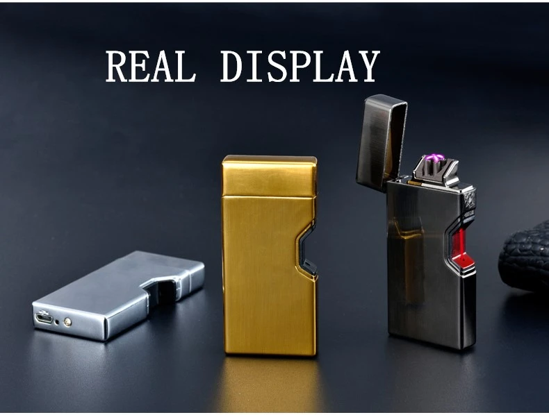 Wholesale rechargeable electronic waterproof laser induced arc usb lighter