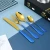 Import Wholesale Reusable Mint Green Flatware Set Stainless Steel Luxury Spoon Fork Knife Set Gold Plated Cutlery from China