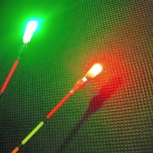 Wholesale sea fishing solid Bright colorful electronic fish float light float tail light