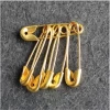 Wholesale standard metal stainless steel black gold silver earring safety pins