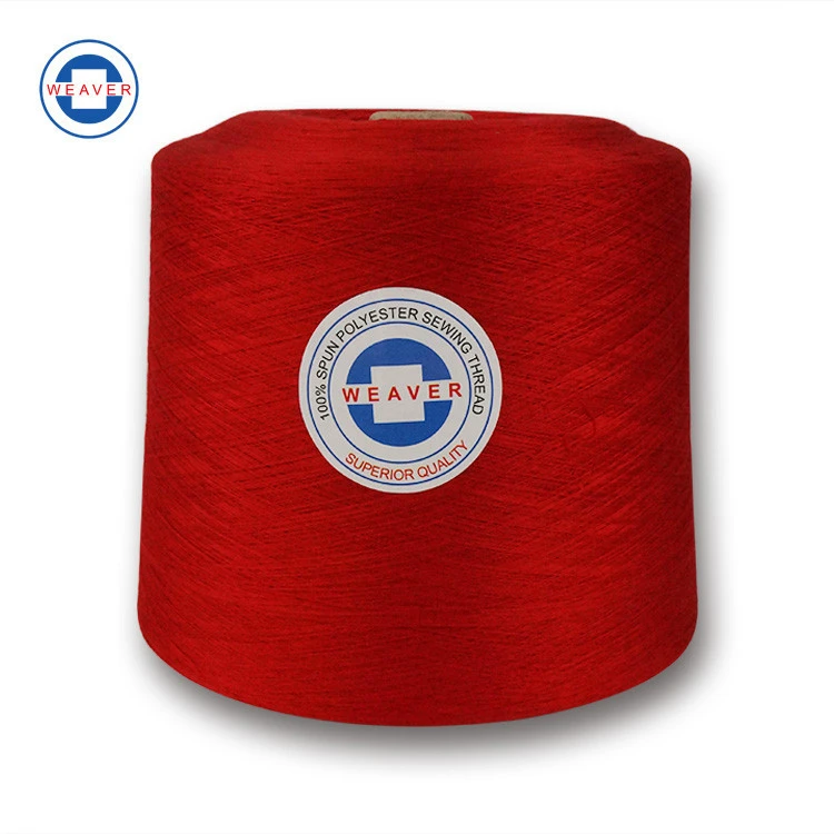wholesale tailor materials Dyed polyester yarn cheap sewing thread 44 / 2