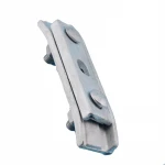 Wholesales price pole line hardware messenger wire clamp curved suspension clamp