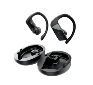 Wireless Earbuds Bluetooth Headphones 50H Play Back Earphones with Hook for Sports Running Gym
