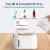 wireless rechargeable 1L large capacity super quiet aroma essential oil tray USB portable room air humidifier