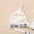 Import Women Bikini Bra Set Two Pieces Crisscross Bra Set Letter Print Bralette Set from China
