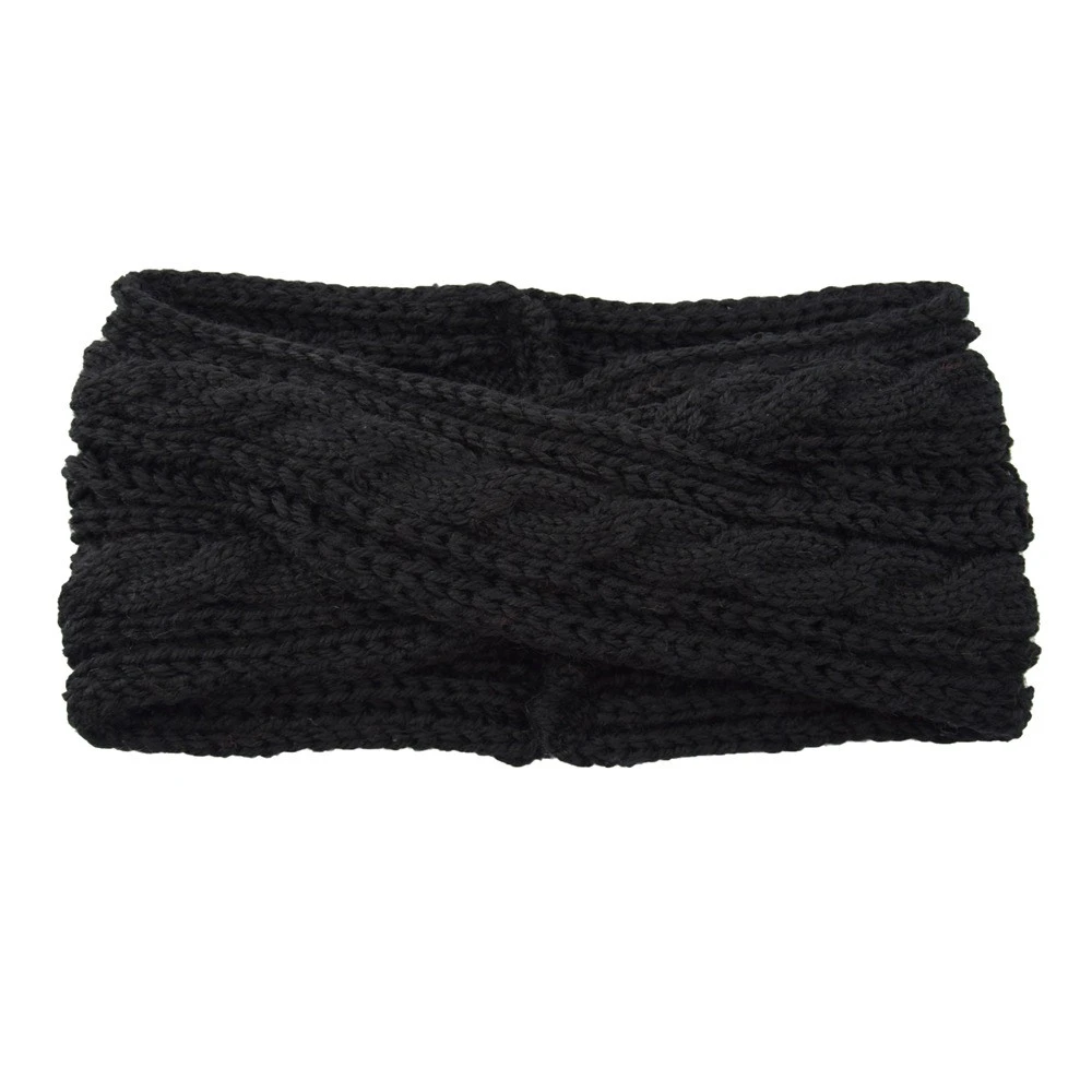 Women Fashion Hot Sale Popular Knitted High Quality Head Wrap Hair Accessories HairBands Winter Wide Headbands Warm
