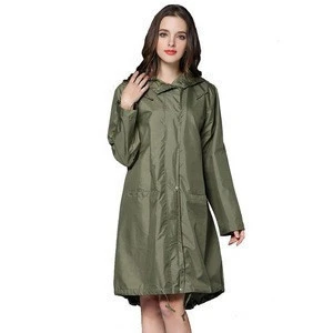 Women winter waterproof raincoat with clothing factories in china(RL3204BN)