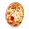 Women&#39;s Faux Red and Yellow Amber Bangle Set of 4 Available in Sizes -7.25&quot;