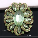 Womens Austrian Crystal Flower Brooches Classic Rhinestone Wedding Brooch