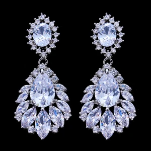 Womens Large Retro Earrings water drop earrings 2020 metal Earrings Hanging Fashion Jewelry Trend