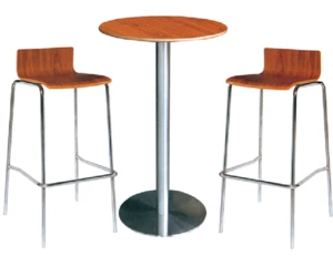 Wood furniture heigh bar table and chair set/ bar chair CA143