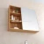 Import Wooden Color Large Storage Bathroom Vanity Cabinets Mirror Cabinet T-110 from China