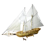 wooden Harvey Sailing Model ship Kit Pirate ship Sailboat replica Toys DIY toys at home for adult