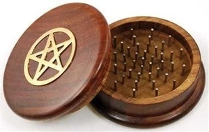 Wooden Herb Grinder Hand curved EH-WH-001