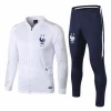 world cup France team soccer football white jacket uniform and tracksuit