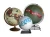 Import world globe with metal base from India