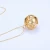 Import World travel map planet jewelry gold 925 Sterling silver solid globe earth long necklace from China